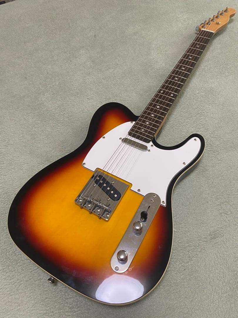 テレキャスター サンバースト　バインディング加工