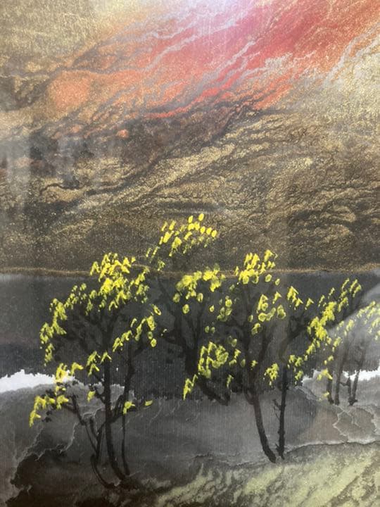 水墨画　絵画　絵　骨董品　掛軸