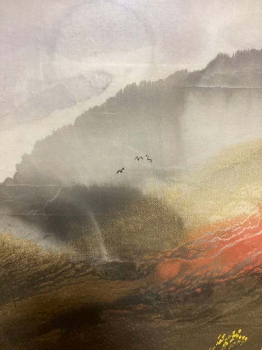 水墨画　絵画　絵　骨董品　掛軸