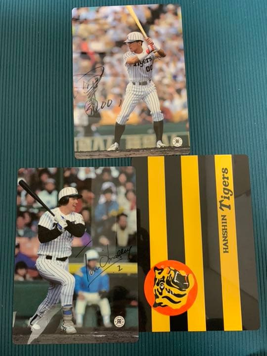 【希少】阪神タイガース　ワッペン、シール、下敷　新庄選手、亀山選手、オマリー選手