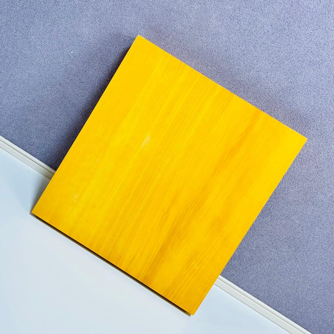 【高級天然木:ハギ3枚造り】卓上碁盤 1.2寸 本榧 天地柾目 碁盤 特撰