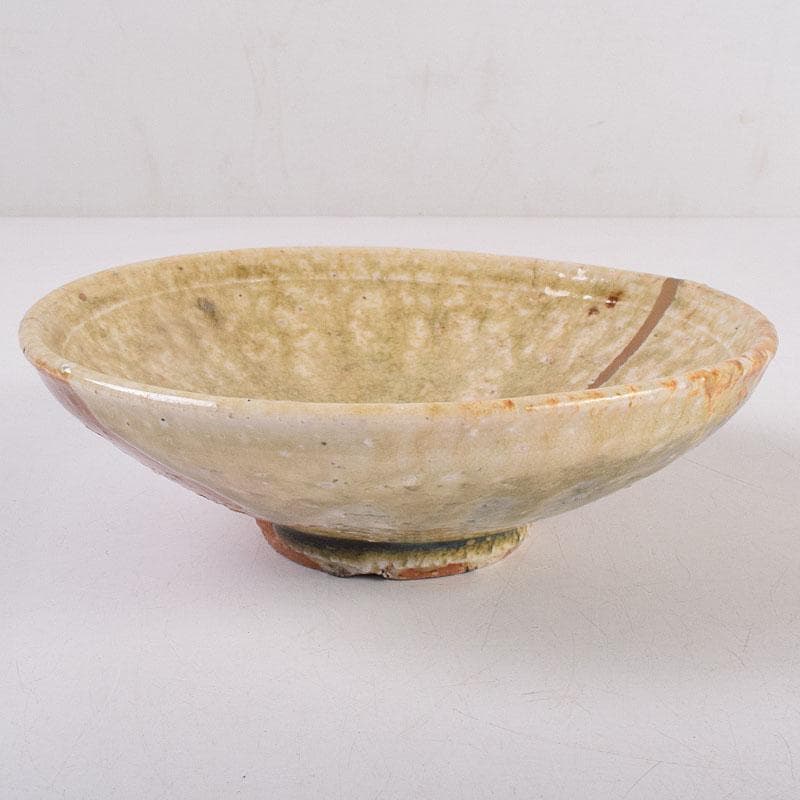 茶道具　信楽焼　平茶碗　銘布引　金継直し　堀内宗完(兼中斎)極め箱　VR9024