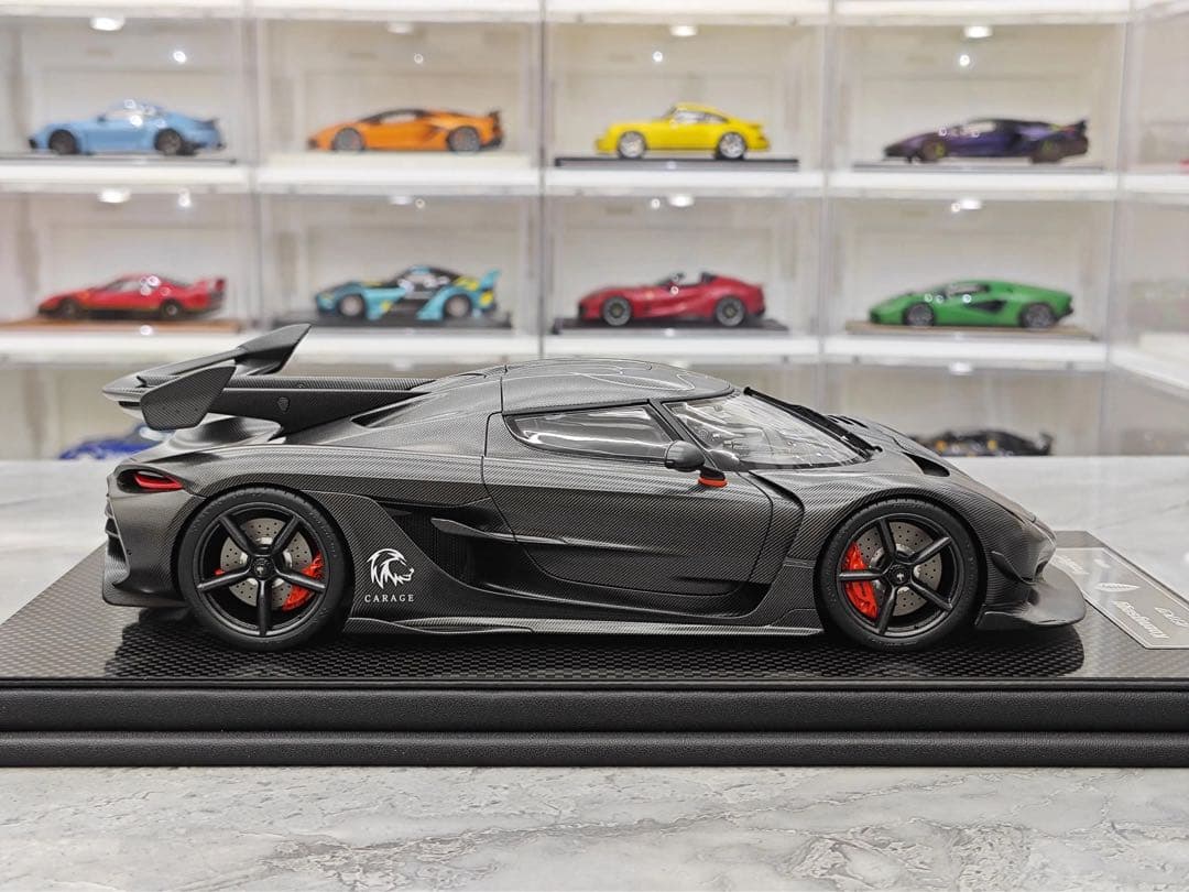 新品 FrontiArt 1/18 ケーニグセグ jesko ブラックカーボン