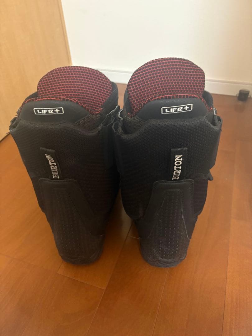 BurtonLIFE+ スノーボードブーツ ブラック/レッド