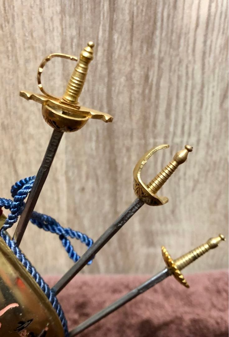 ヴィンテージ スペイン トレド ソード カクテルスティック ピック　踊り子