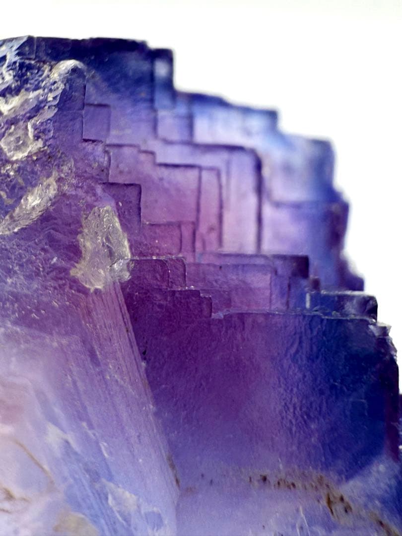 フローライト　パキスタン産　蛍石　鉱物　標本　天然石　階段