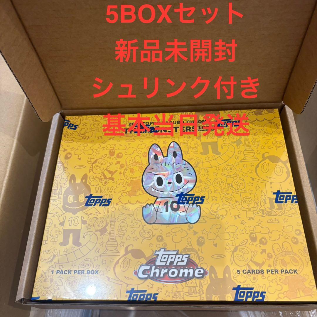 5boxセットTOPPS LABUBU BOX トップス ラブブ カード