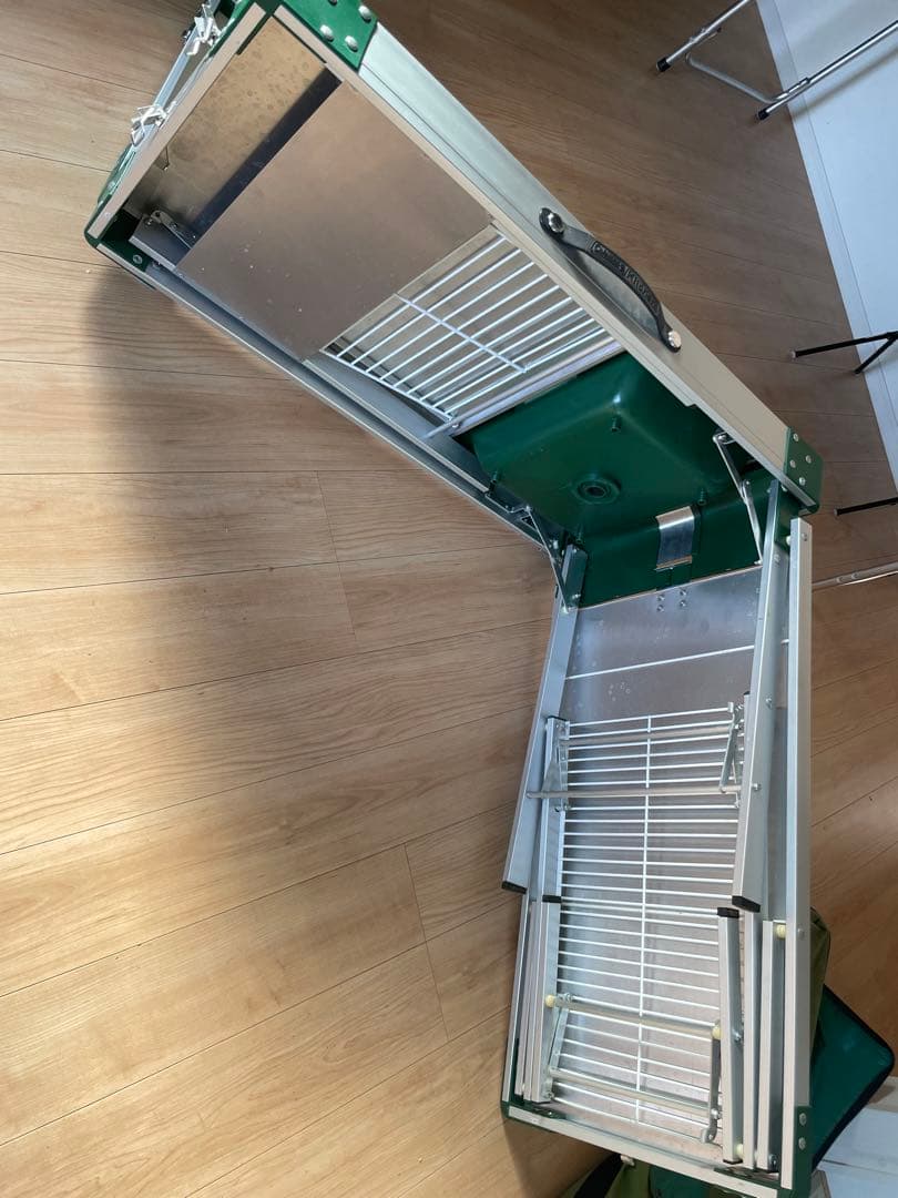 ヴィンテージコールマンキッチンテーブル　テーブルゲーム　収納袋あり