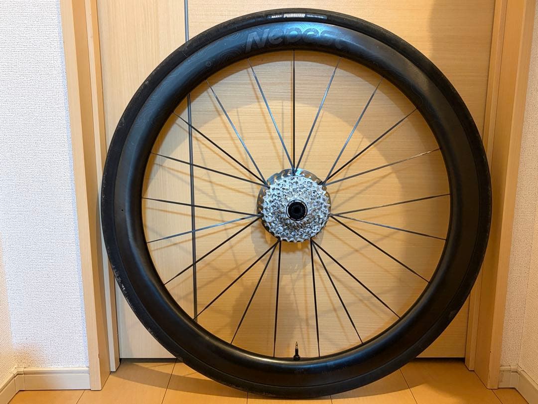 【美品】NEPEST NOVA45 カーボンホイールセット ディスクブレーキ