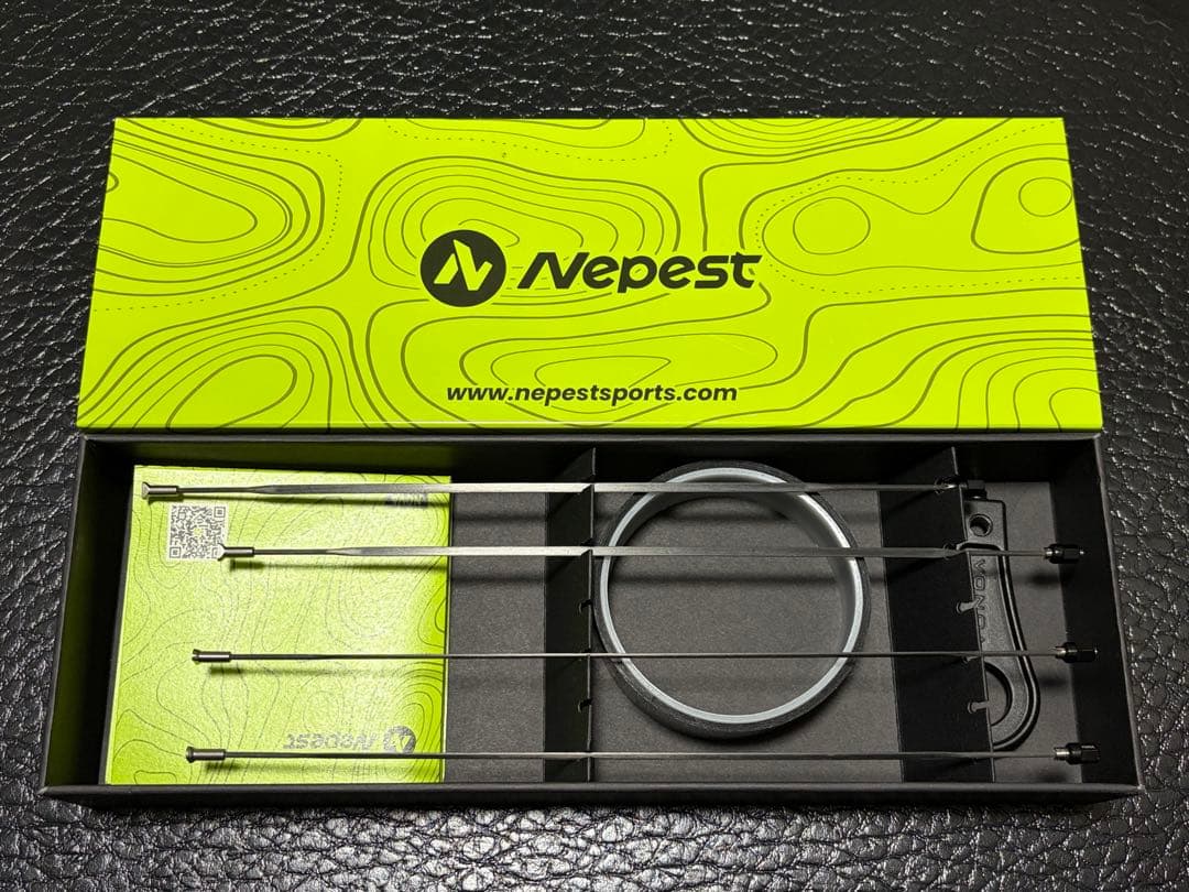 【美品】NEPEST NOVA45 カーボンホイールセット ディスクブレーキ