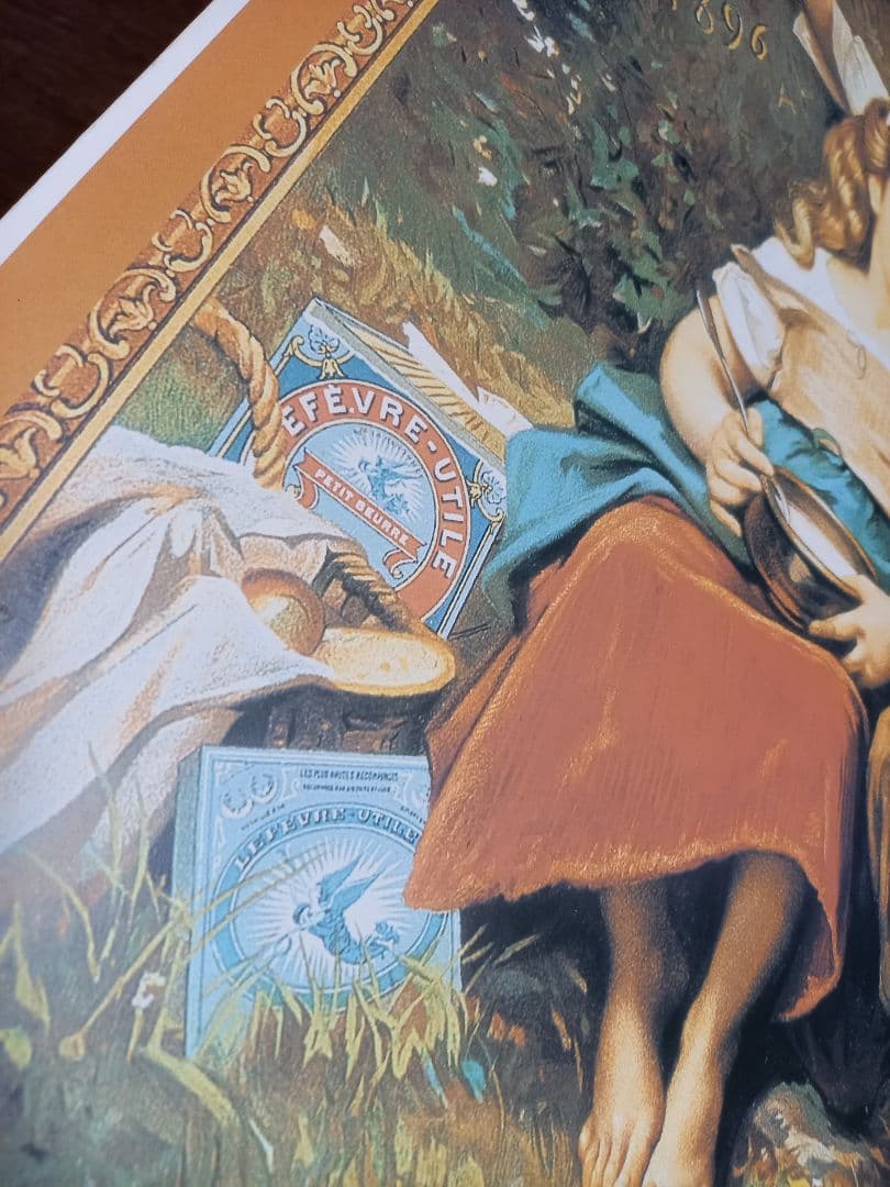 1970's　 LU　ビスケット　フランス製作　店頭ポップ用　ポスター　パネル