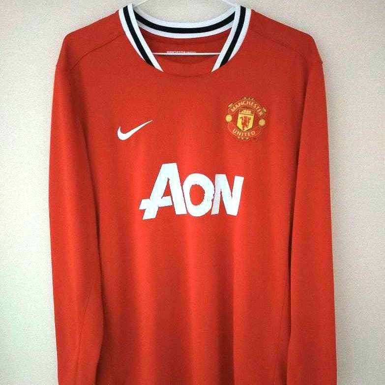 【激レア】マンU ルーニー 11/12 長袖ユニフォーム XLサイズ