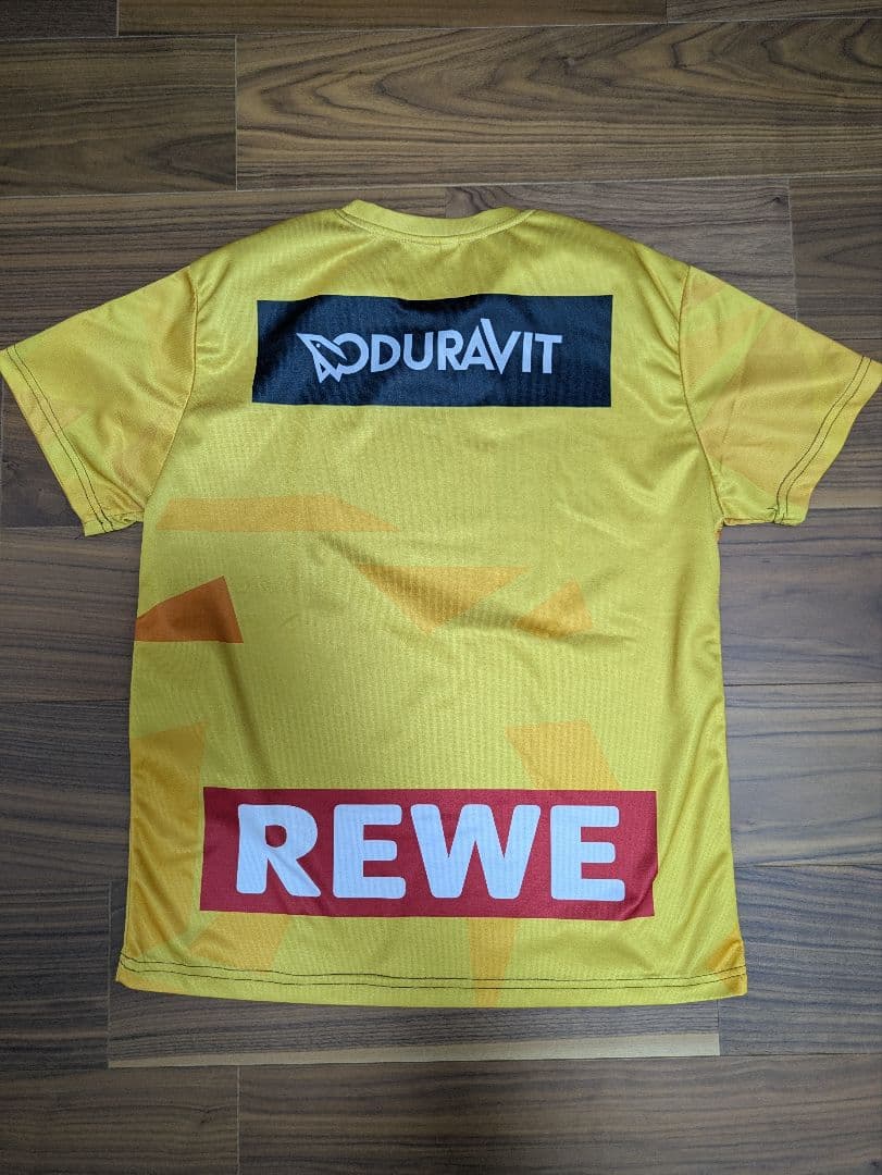 ☆海外リーグ　ユニフォーム　ゲームシャツ　tシャツ　ジャージ　ウェア　イエロー