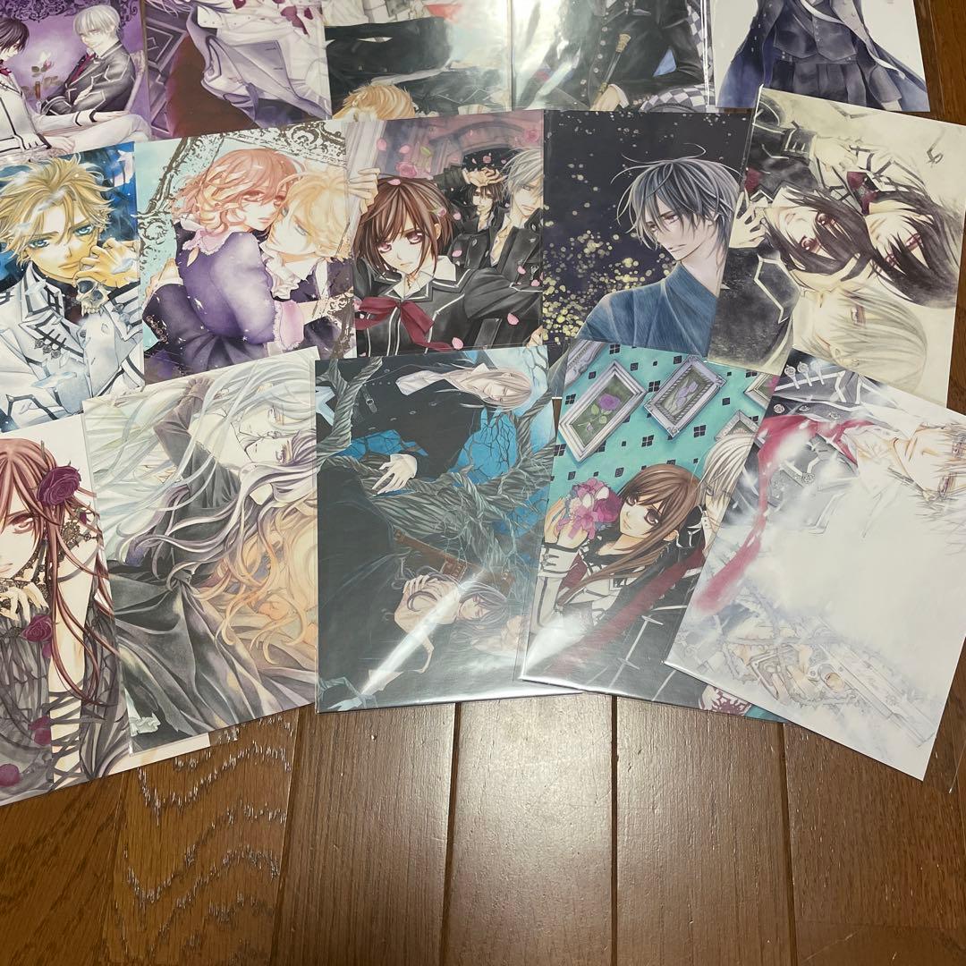 漫福ガチャ　 ヴァンパイア騎士 ポストカードセット