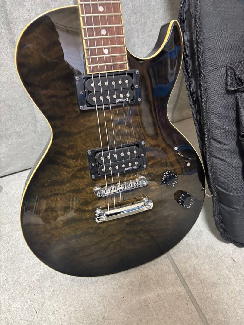レスポール　ギター　EMG HZ PU付き　ケース付き