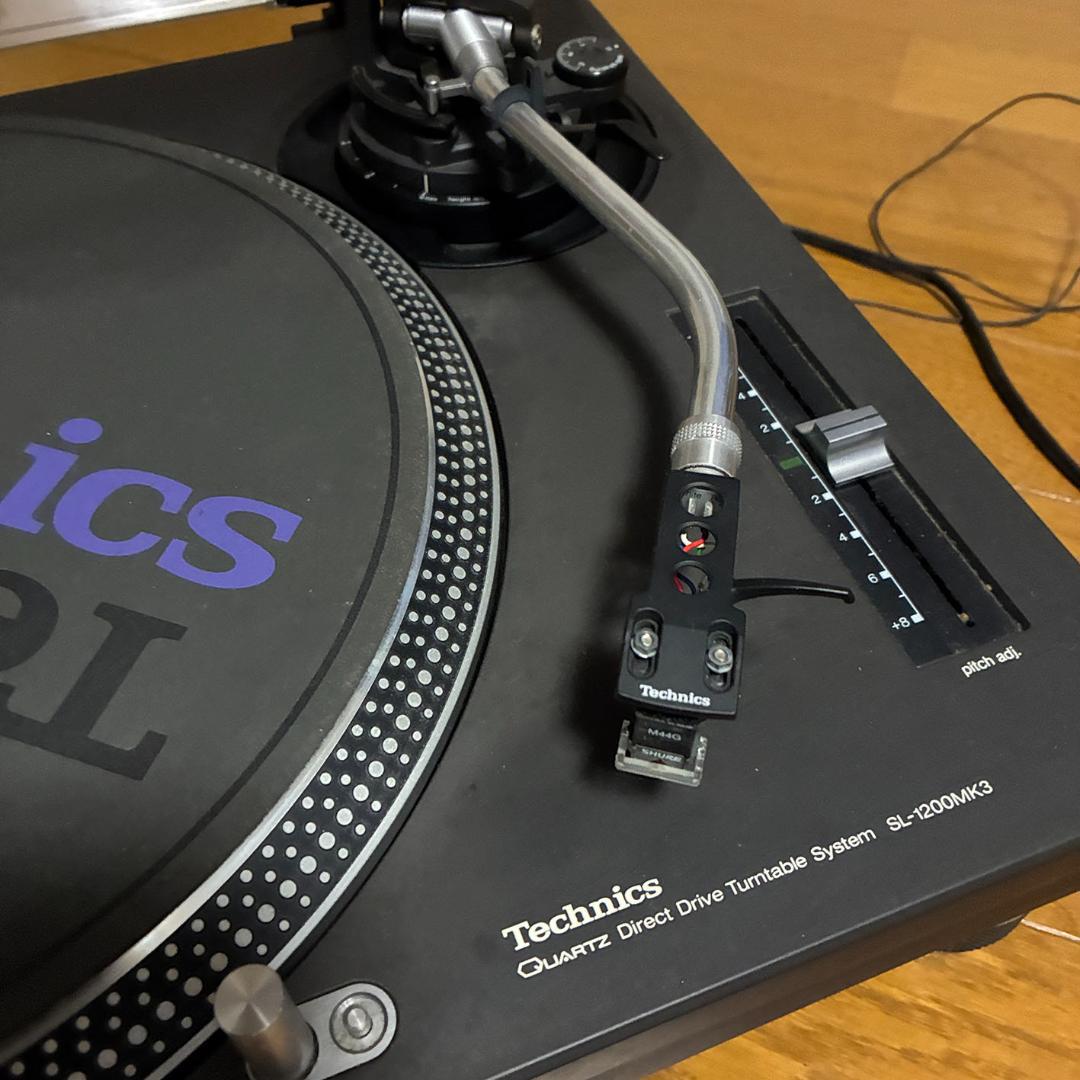 【業務使用無】カバー付Technics SL-1200MK3 ターンテーブル