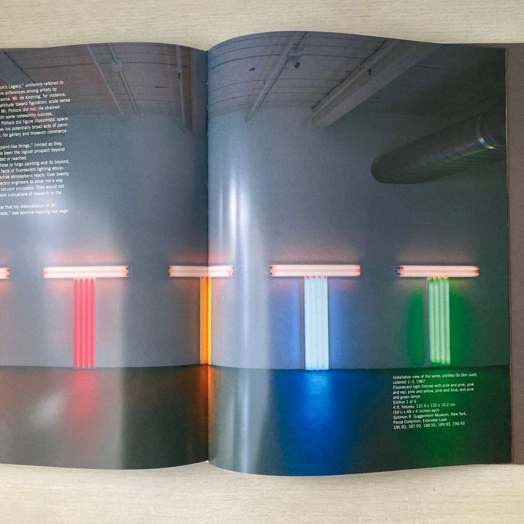 Dan Flavin ダン・フレイヴィン　グッゲンハイム美術館　2000年　図録