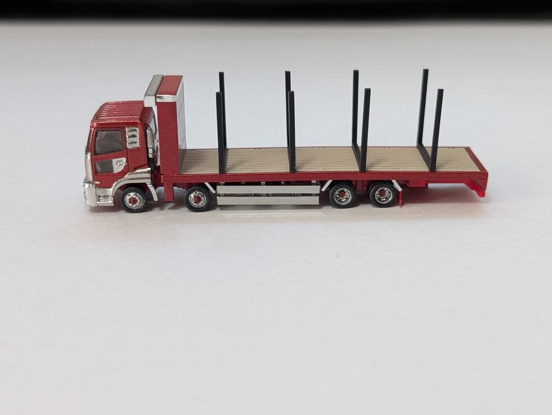 トミーテック　トラックコレクション　改造　クオン　原木運搬車