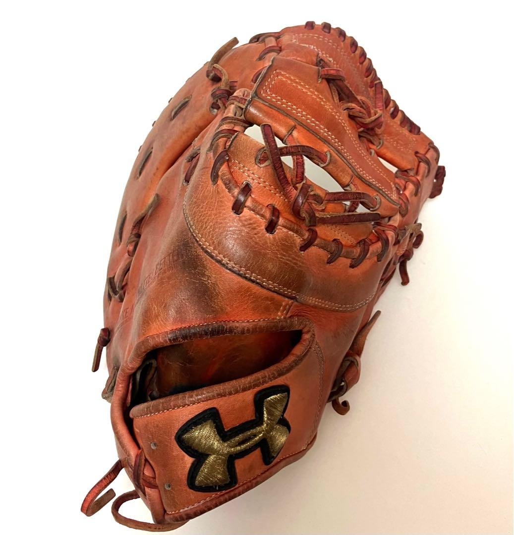 送料無料 アンダーアーマー 軟式一般用 ファーストミット 右利き用