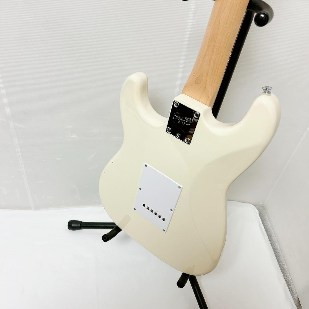 美品 Squier スクワイヤー Stratocaster ストラト ホワイト
