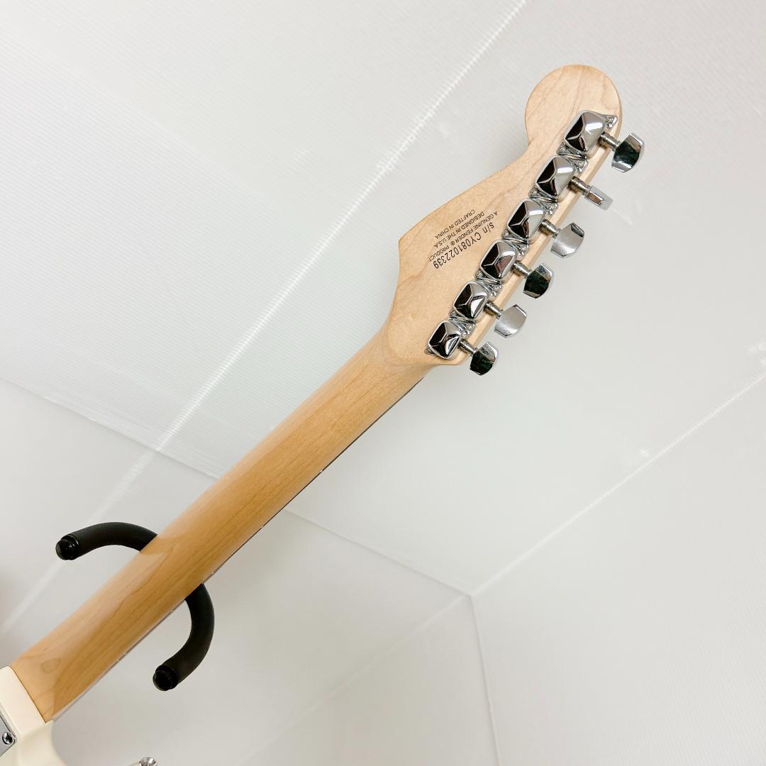 美品 Squier スクワイヤー Stratocaster ストラト ホワイト