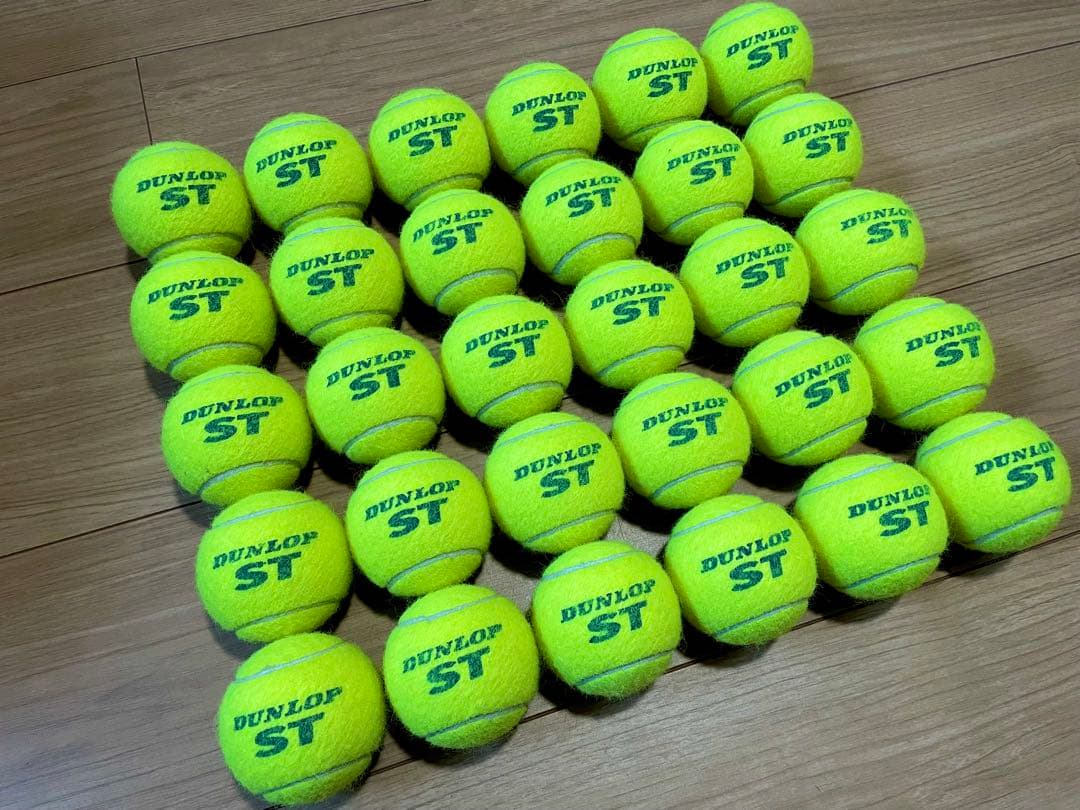 女子練3日　12月23日開封 中古硬式テニスボール50球　オレンジボール30球