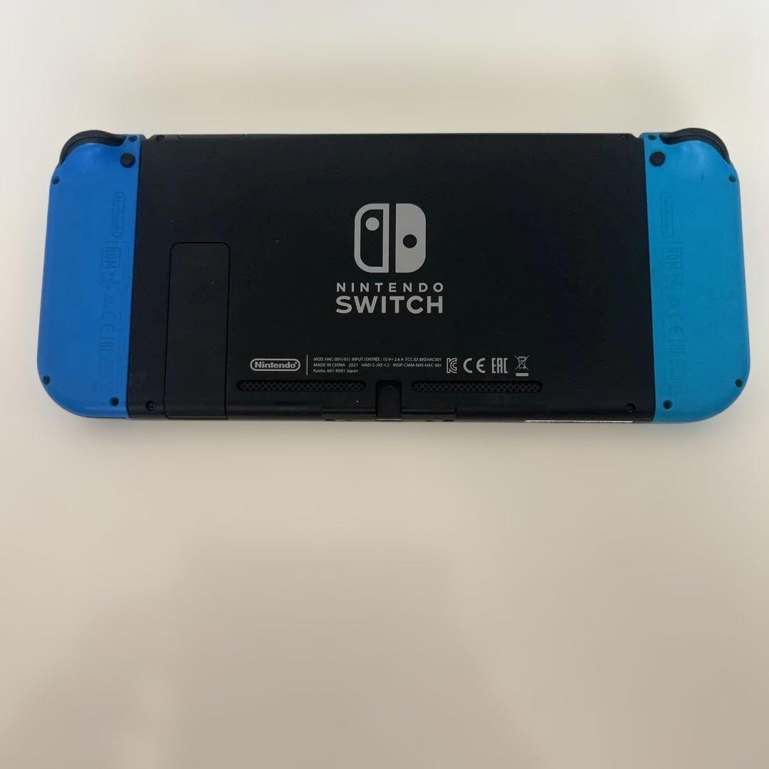 Nintendo Switch 青/黒 本体 充電器、ソフト付き