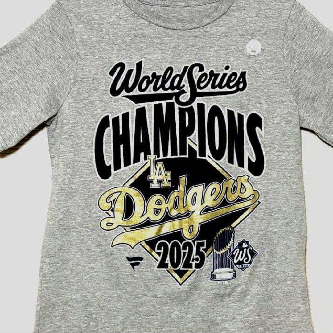 大谷翔平／ロサンゼルス・ドジャース／ワールドシリーズ優勝／セレモニーTシャツ М