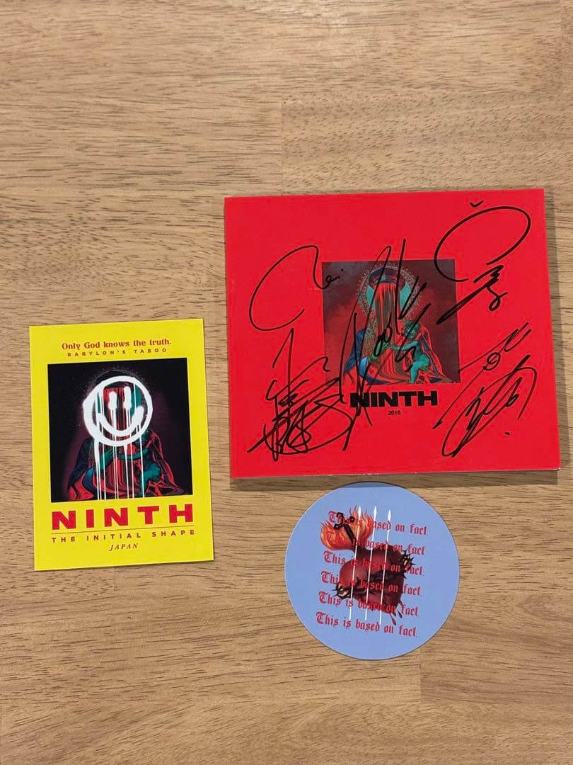 the GazettE / NINTH 【CD+2DVD】直筆サインあり