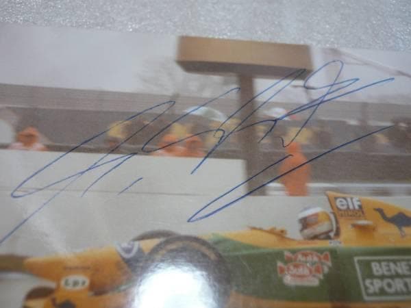 ミハエル・シューマッハ　フォト　直筆サイン入り