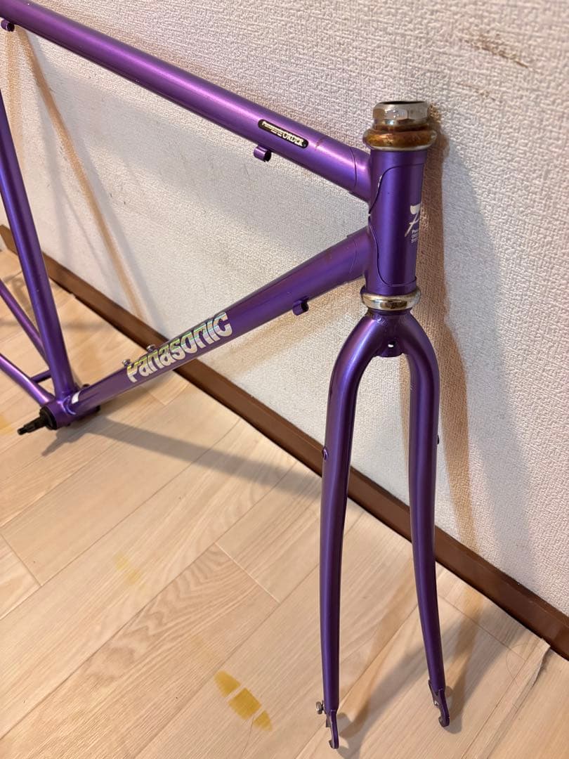 パナモリ　クロモリ　ロードバイク　フレームセット