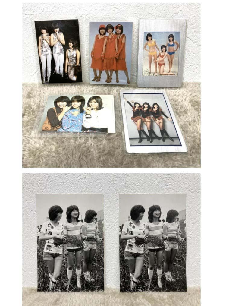 ☆☆当時物【キャンディーズ】お宝グッズ まとめ売り トレーナー/写真集/バッジ他