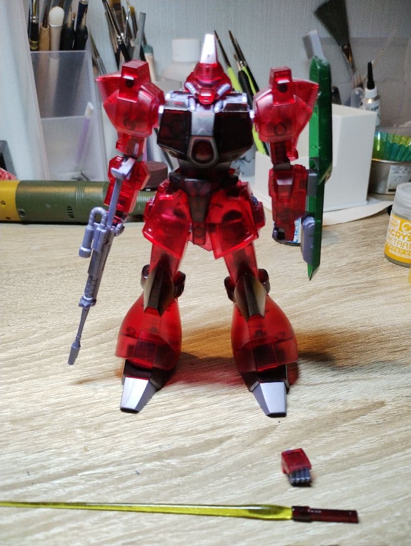 HG メッサー　グスタフ・カール　組み立て済み＋ガルバルディβクリアカラー