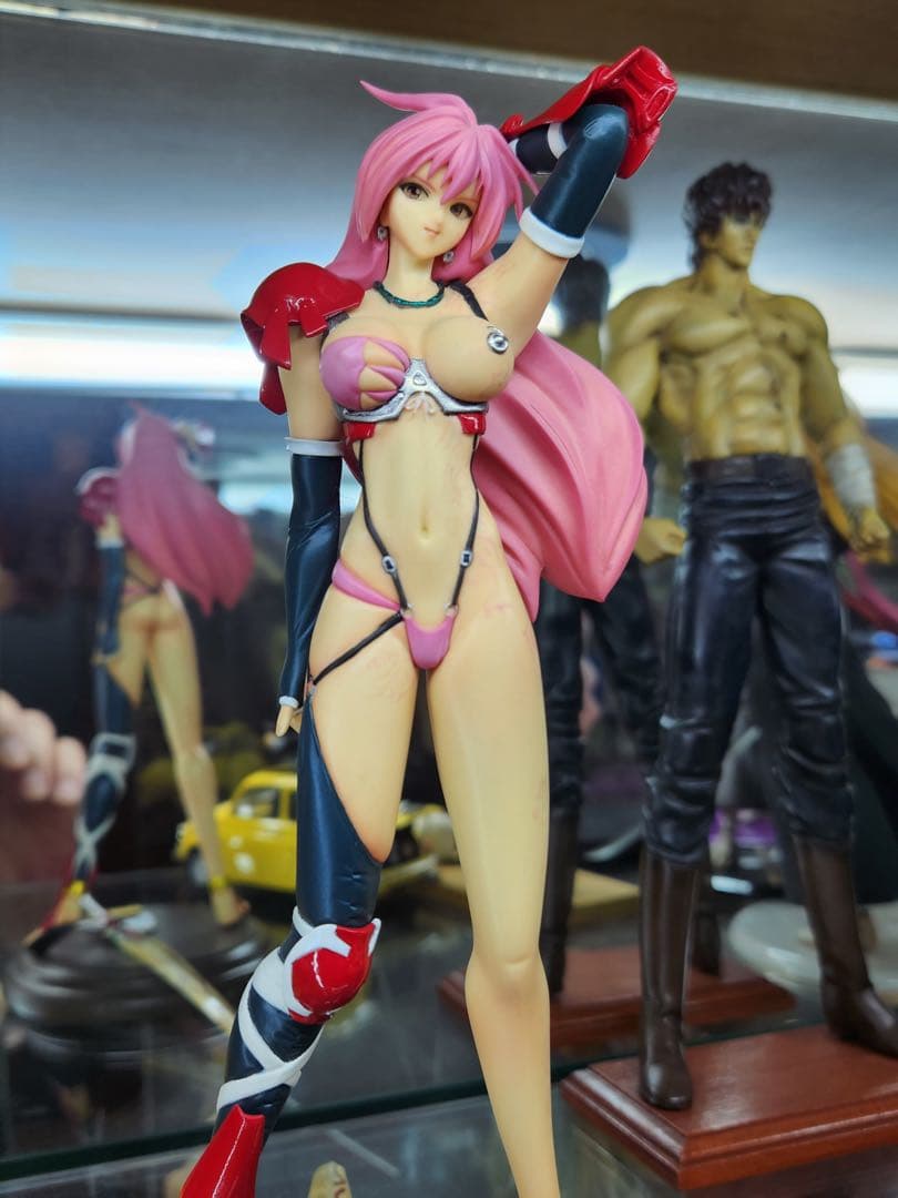 オーバーダード女剣士1/8 22cm ガレージキット　アトリエ福崎完成品刺青塗装