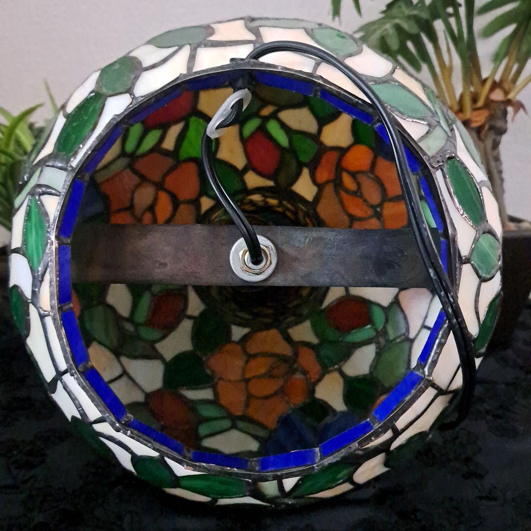 ♡ステンドグラス　花瓶型ランプ♡