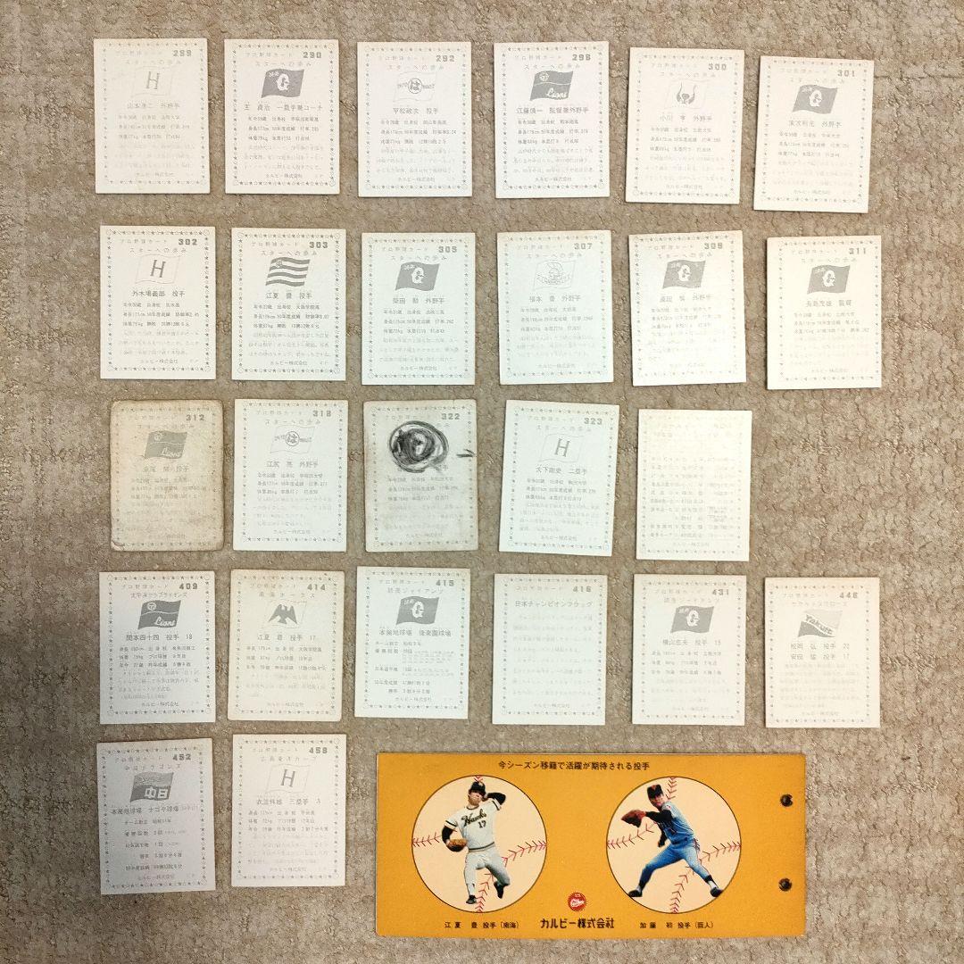 プロ野球カード   カルビー  No.5