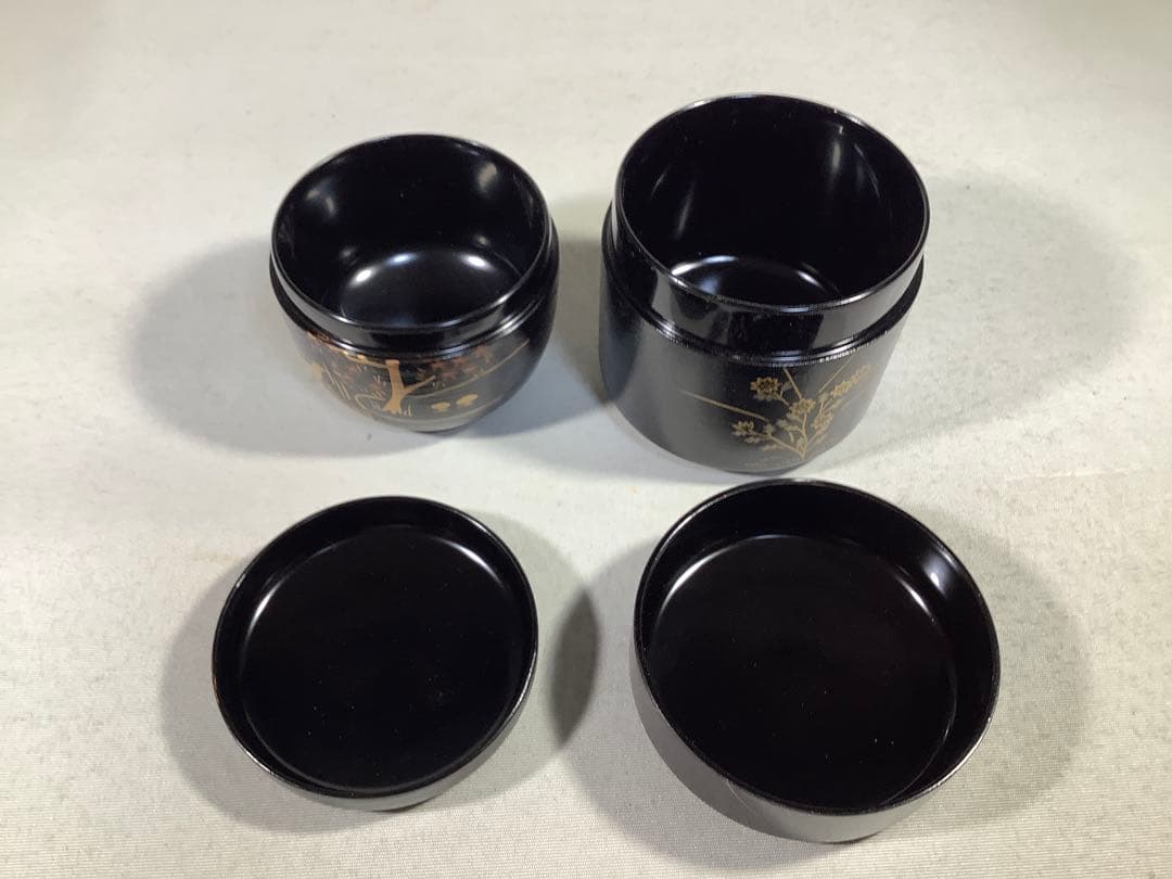 井伊宗観好　十二月茶器　棗　塗師　峰春　茶道具　送料無料