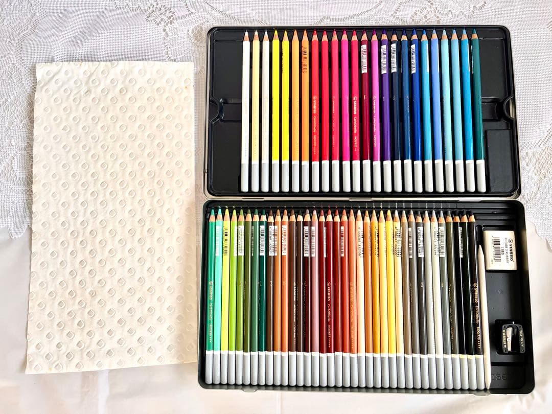 N*l様 スタビロ カーブオテロ 60色 パステル色鉛筆