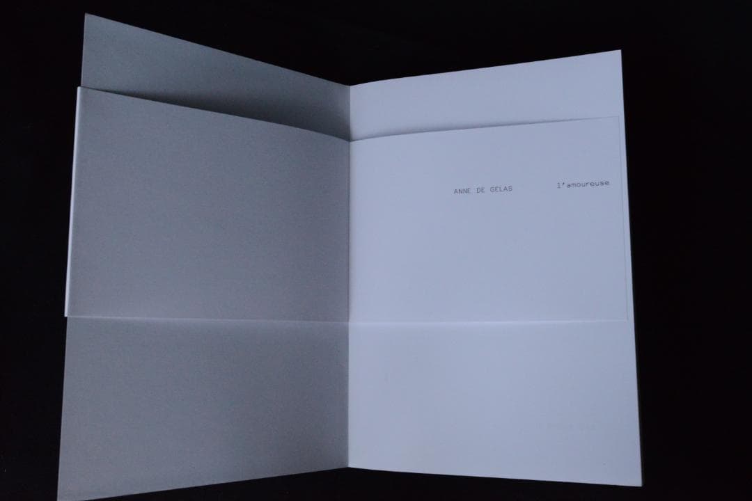 【Anne De Gelas：L'amoureuse】★著者サイン入り