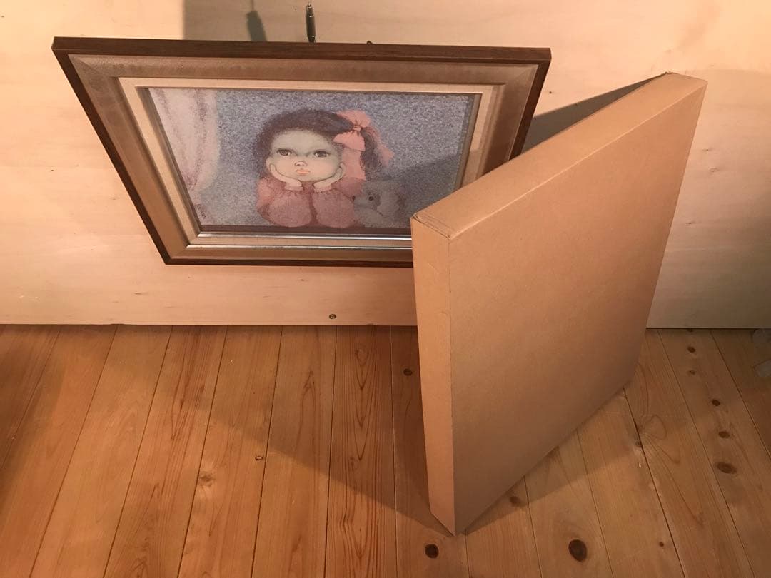 はしぐちみよこ　「窓」　油彩Ｆ６号　画面右下・キャンバス裏に直筆サイン有り