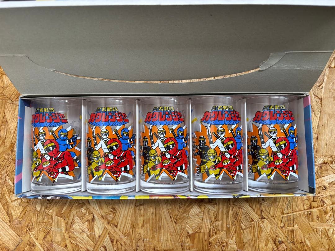 【レア】カクレンジャー グラスセット 5個 未使用品