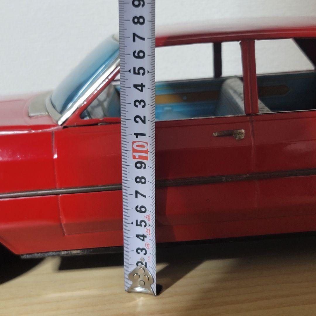 野村トーイ ブリキ 特大キャデラック赤 65cm