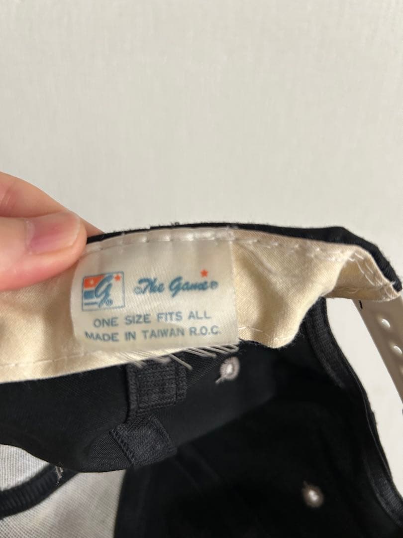 RAIDERS レイダース 90s スナップバックキャップ 黒/グレー ハルキ