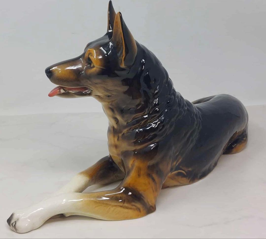 Geobel シェパード 置物 アンティーク