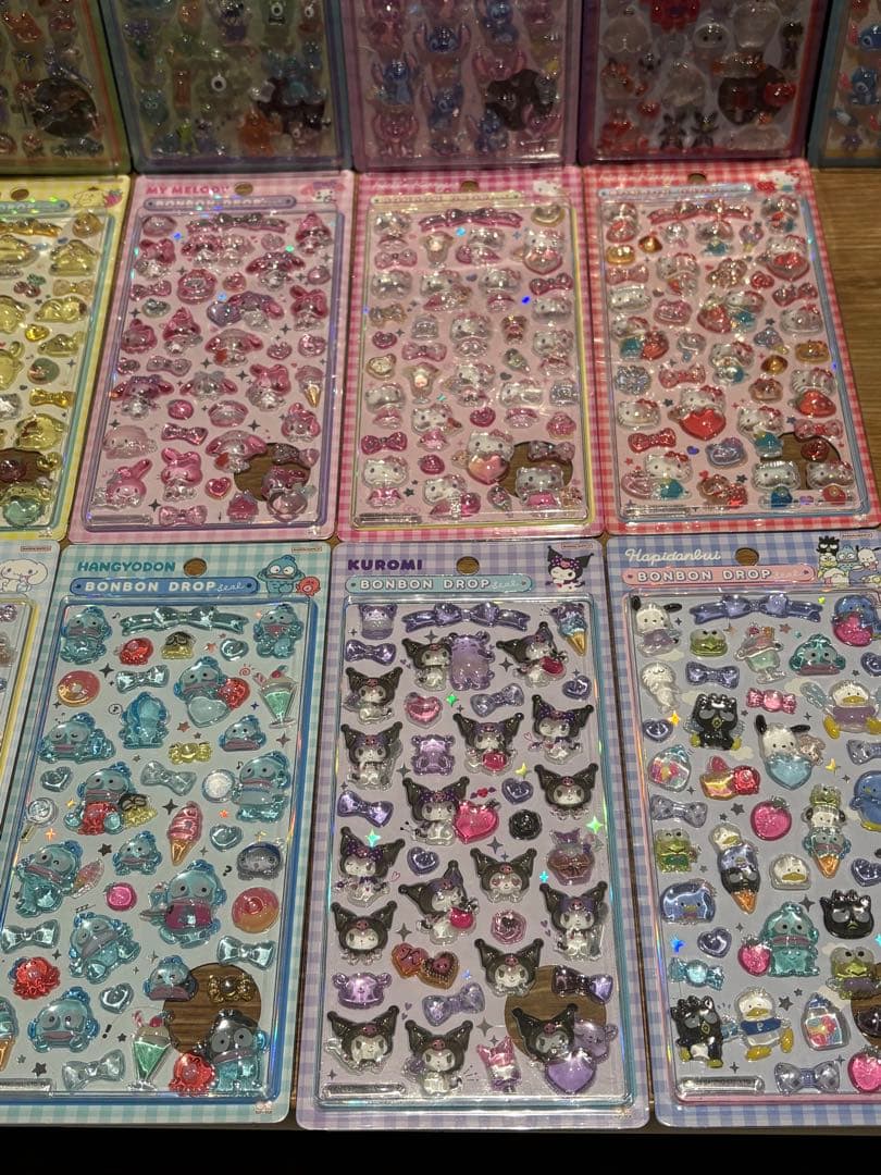 NEWボンボンドロップシール【全20種】ディズニーサンリオスヌーピーコンプセット