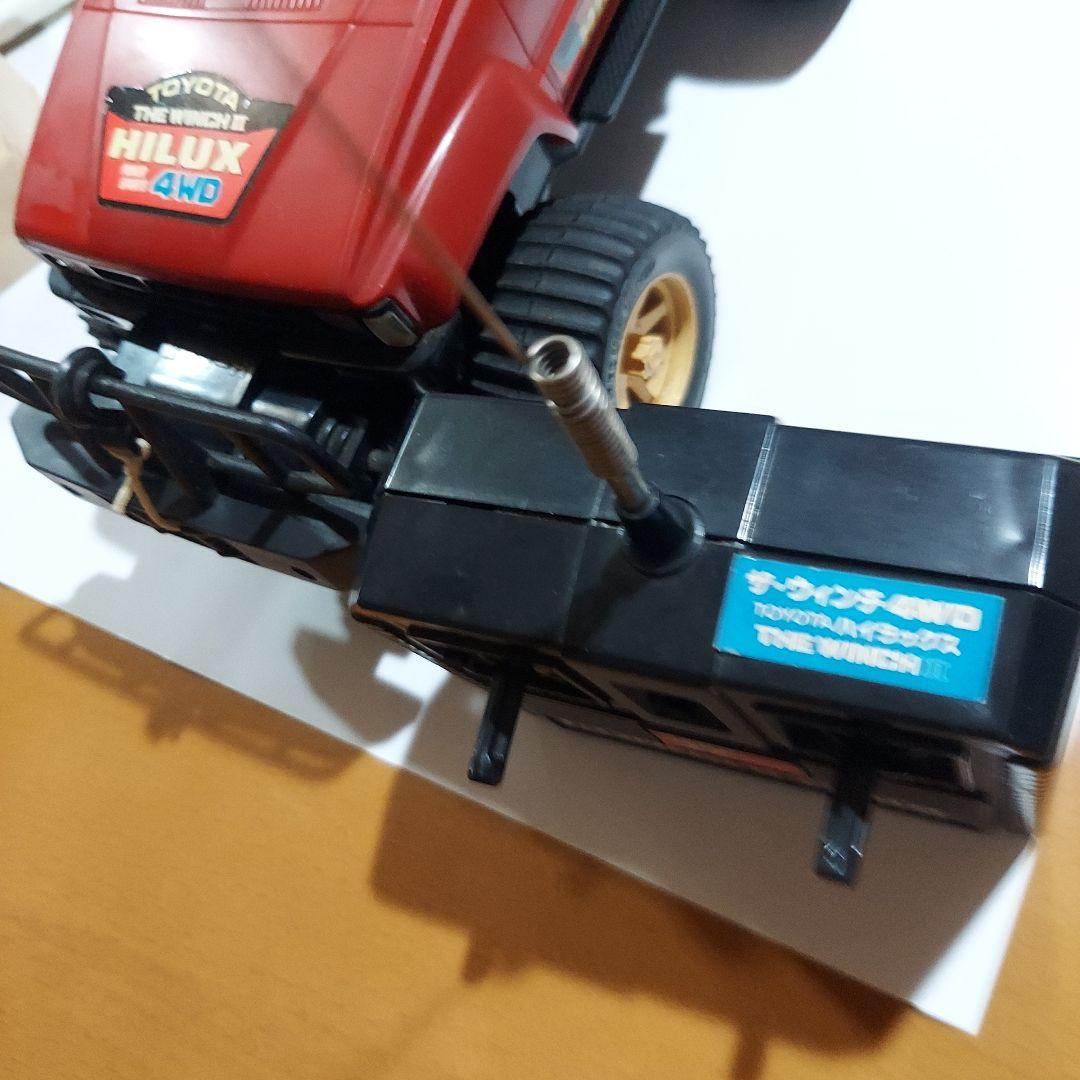 マツシロ　ザ、ウインチ　トヨタハイラックス4WDラジコン昭和レトロ