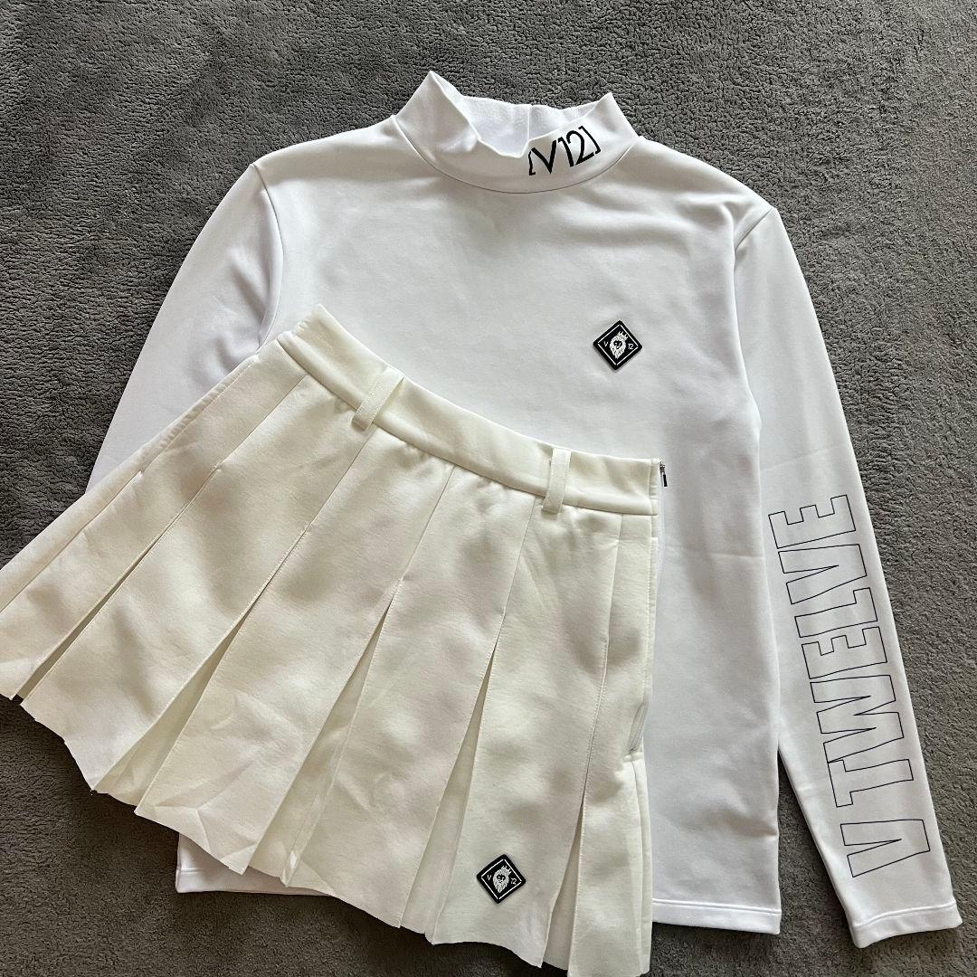 V12 ヴィトゥエルヴ セットアップ　ダンボールニット　レディース　ゴルフ　M