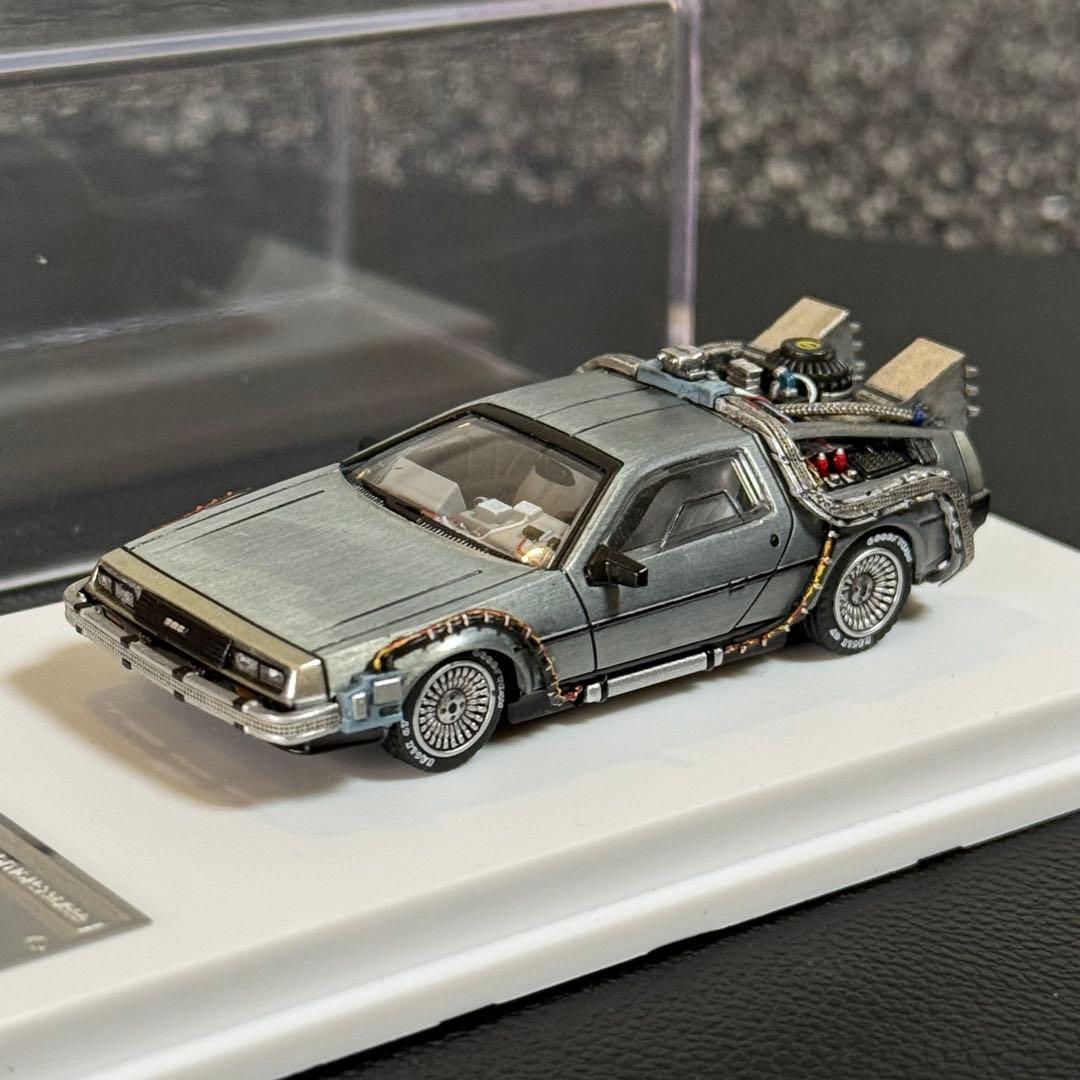デロリアン カスタム品 1/64 MJモデル バックトゥザフューチャー ②