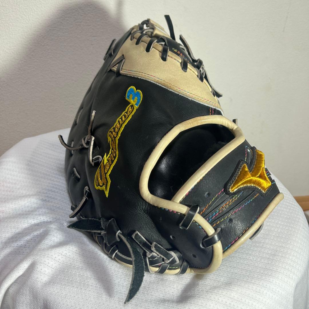 ミズノプロ 硬式 ファーストミット 野球 グローブ 山川穂高 実使用 オーダー