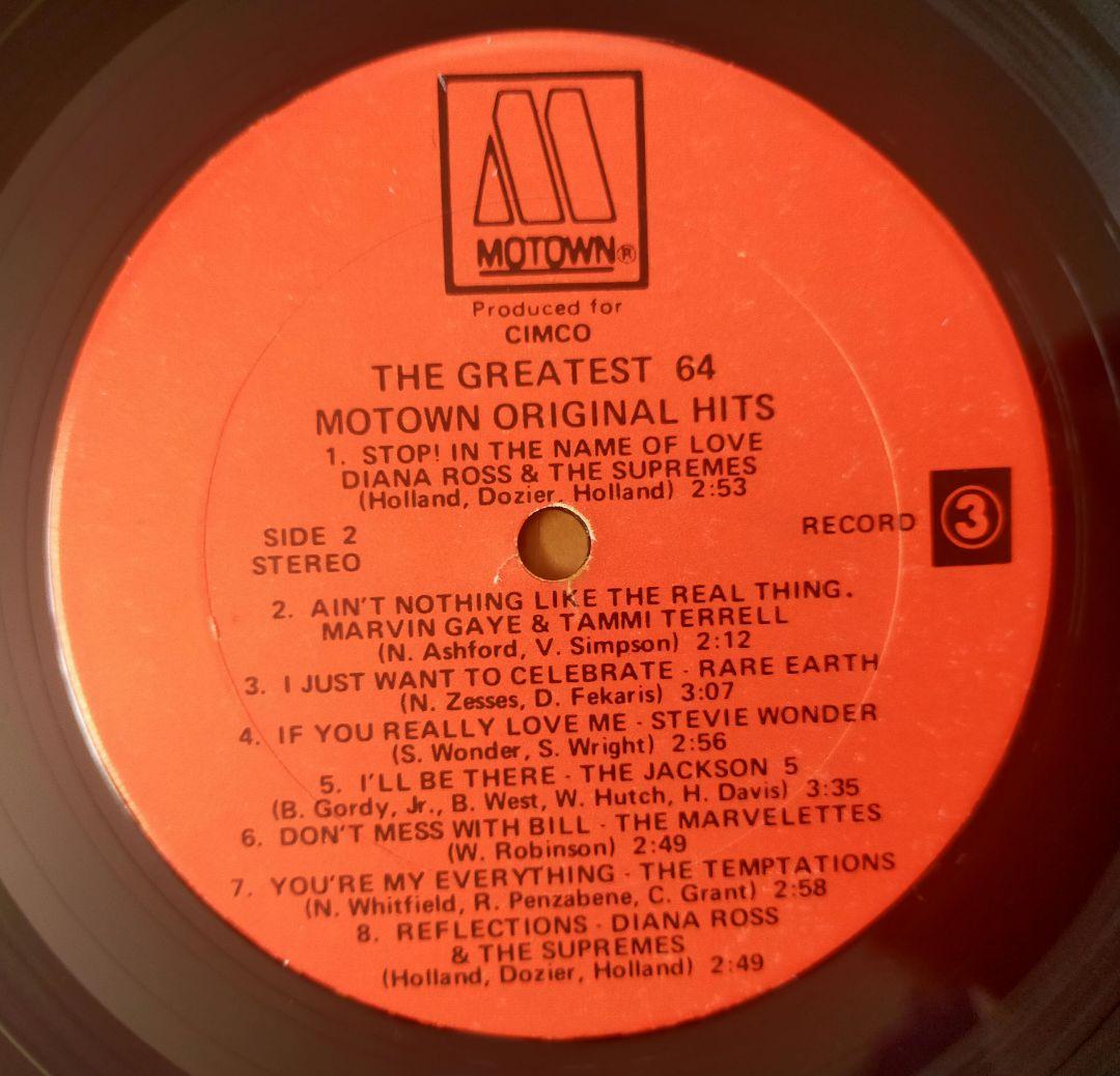 4LP 64 モータウン ヒッツ (ジャクソン5 他多数)